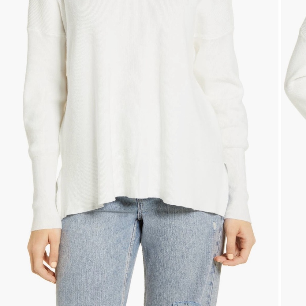 Dreamers Ivory Oversized Women's Sweater